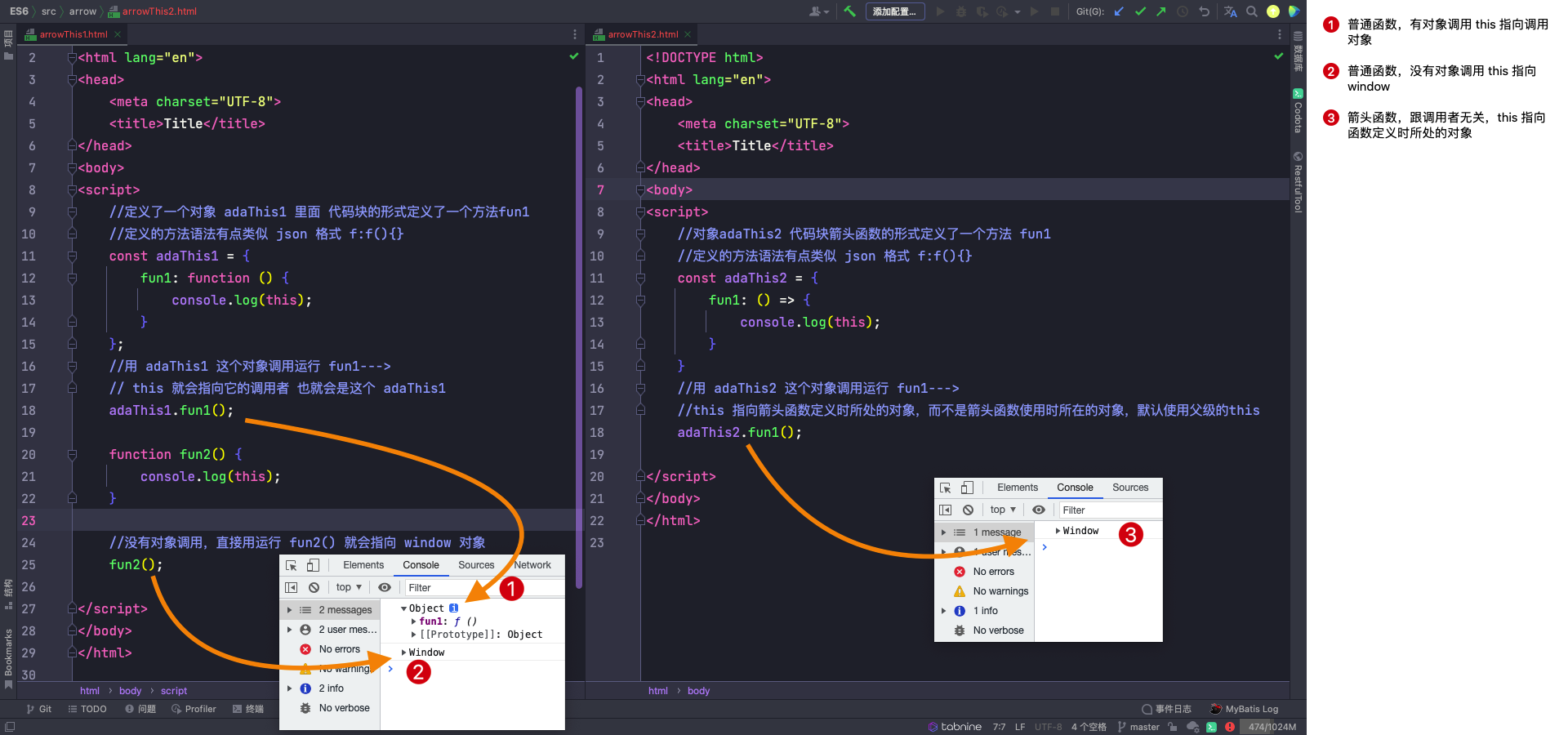 this 指向示例一